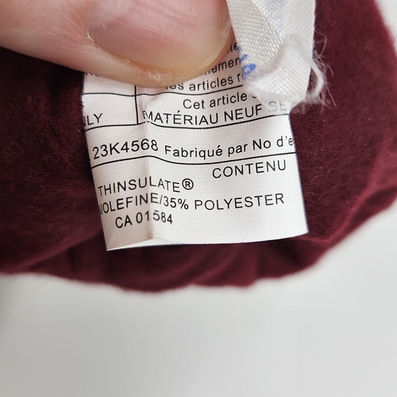 Windriver Faux Leather Gloves Thinsulate Winter Cozy Black Men's Size M - Picture 14 of 16